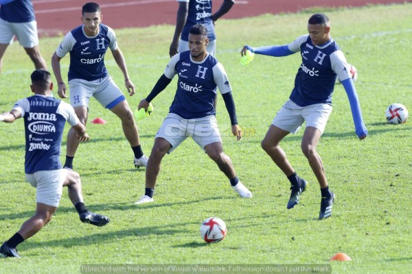 Risas, buen ánimo y concentrados: Honduras se completó para enfrentar a Costa Rica con Najar como figura