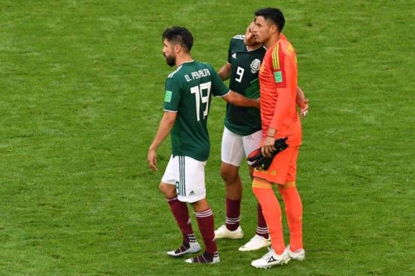 Las desgarradoras fotos de jugadores de México tras eliminación en Rusia 2018