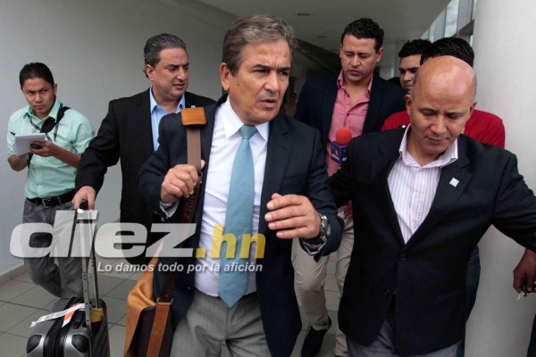 La llegada de Jorge Luis Pinto a Honduras .