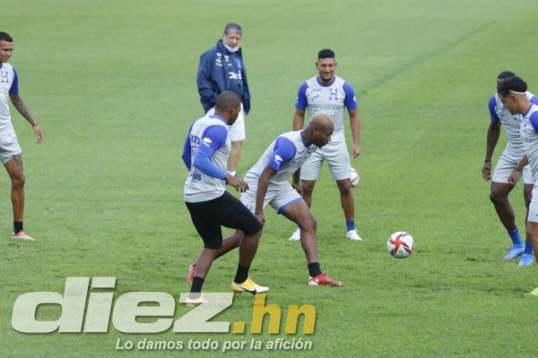 Así fue el primer entrenamiento de Honduras al mando del 'Bolillo' Gómez: Charla y lo que trabajaron