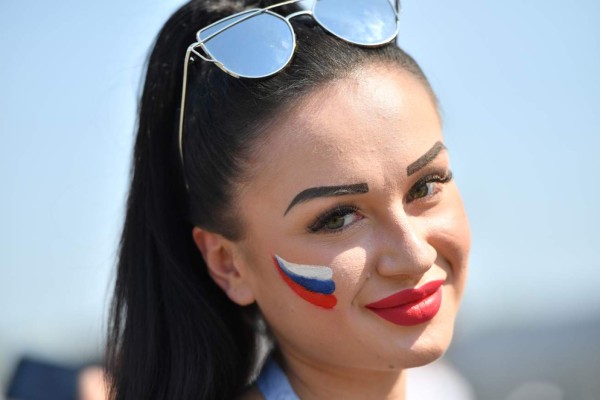 La belleza rusa se apodera del Mundial 2018 en el juego ante Uruguay