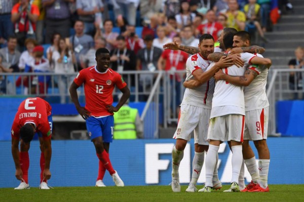 No se vio: Piden camisa a Keylor Navas y bronca entre jugadores de Costa Rica y Serbia