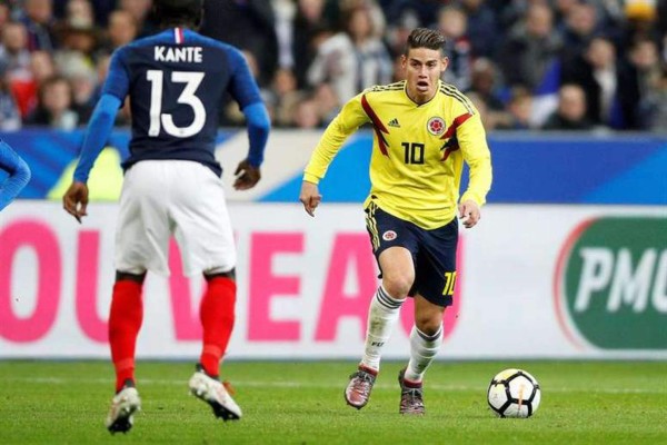 James sueña con que Colombia llegue al menos a las semifinales del Mundial&nbsp;&nbsp;