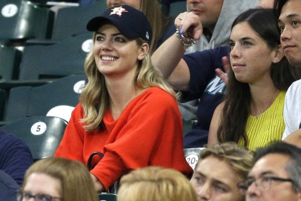¡Espectacular! La guapa Kate Upton celebró en grande el título de los Astros
