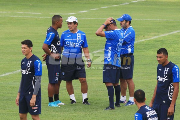 Las imágenes que dejó el primer entreno de Honduras de cara a la Copa Oro