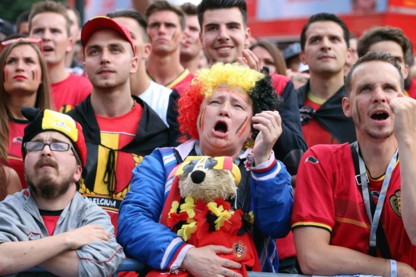 Las mejores imágenes del juego Argentina vs Bélgica.