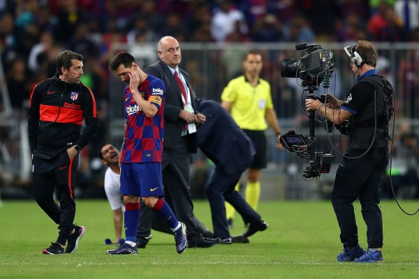 Dolor en el Barcelona y el feo gesto de Messi tras caer ante Atlético de Madrid