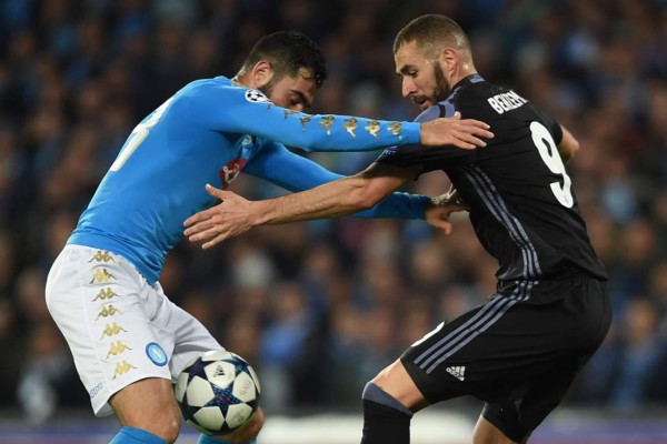 Las mejores imágenes del Napoli vs Real Madrid