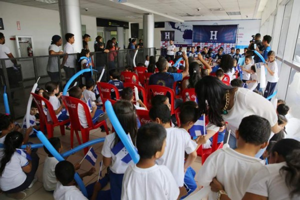 El recibimiento a la Selección de Honduras tras participar en Río 2016
