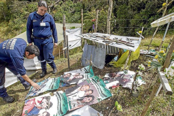 Así luce el cerro donde se estrelló el avión el Chapecoense hace un año