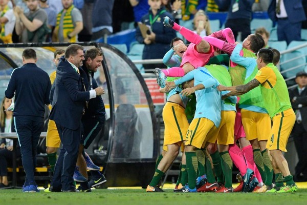 La otra cara de la moneda: Así festejó Australia el pase a Rusia 2018