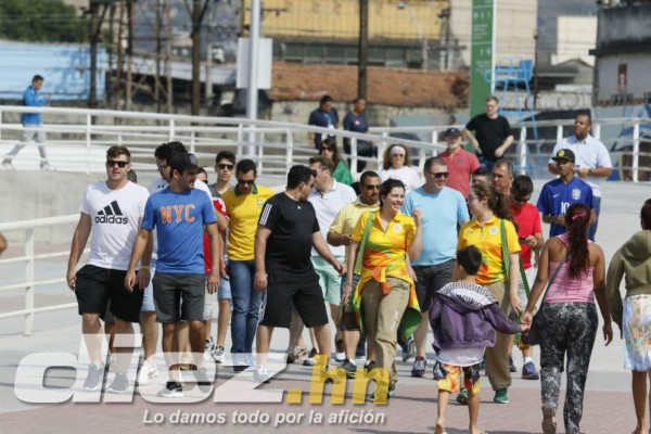 Así se vivió el ambiente de Honduras antes del juego contra Portugal