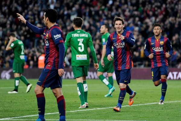 Barcelona goleó 5-0 a Levante con triplete de Lionel Messi