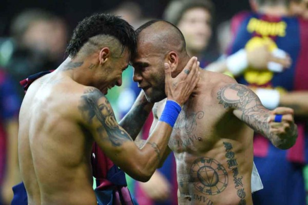 La celebración del Barcelona campeón de la Champions League