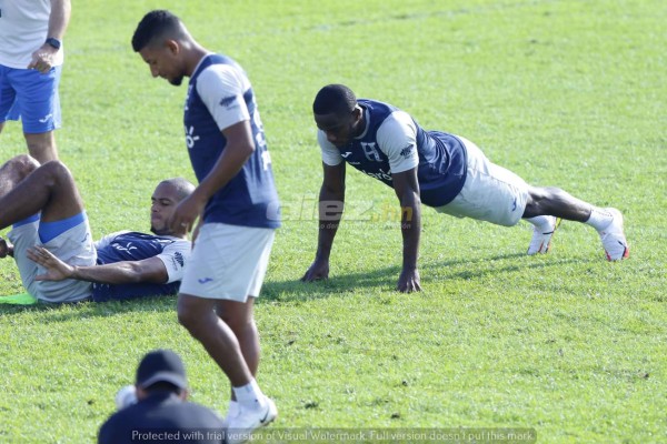 Risas, buen ánimo y concentrados: Honduras se completó para enfrentar a Costa Rica con Najar como figura