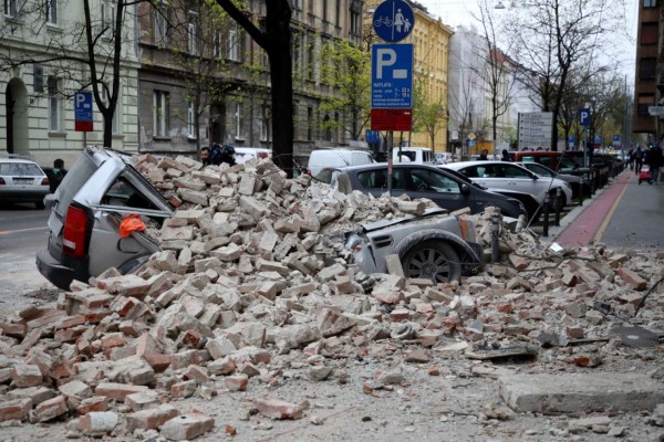 Fotos: Fuerte temblor sacude a Croacia en plena crisis mundial por coronavirus