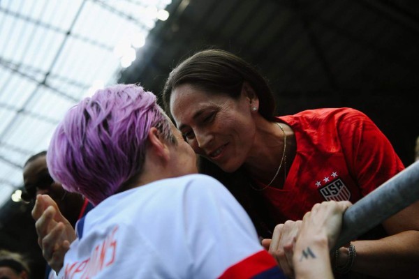 ¡Enamorada! Ella es la desconocida novia de la futbolista Megan Rapinoe