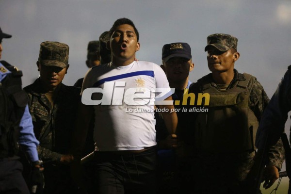 Llantos, algarabía, violencia y heridos; lo que no se vio de las semifinales en Honduras