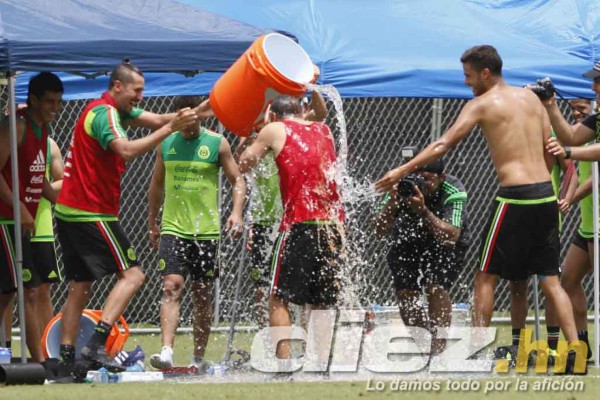 Entrenamiento de México en Houston