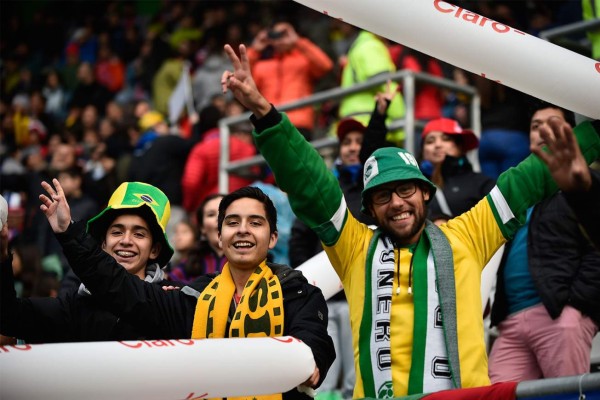 Gran Ambiente previo al Juego Brasil vs Perú , Copa America