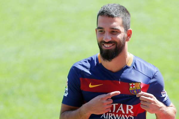 La presentación Arda Turan, nuevo fichaje del FC Barcelona,
