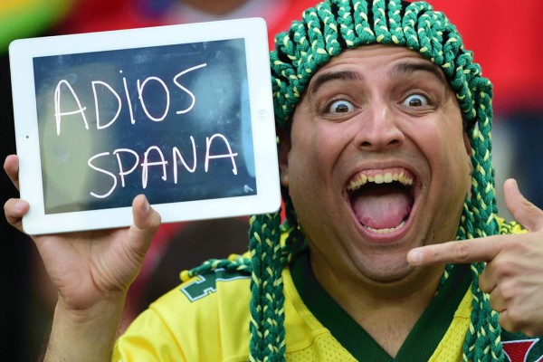 Los memes de España vs Chile.