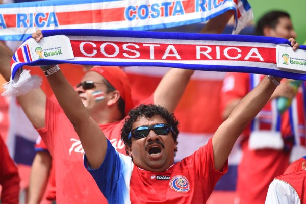 Las mejores imágenes del juego Costa Rica vs Italia.