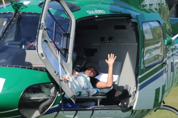 La trágica lesión de Neymar en imágenes.