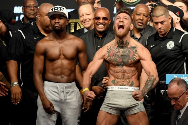 En fotos: Polémica e insultos entre Mayweather y McGregor a un día de la pelea