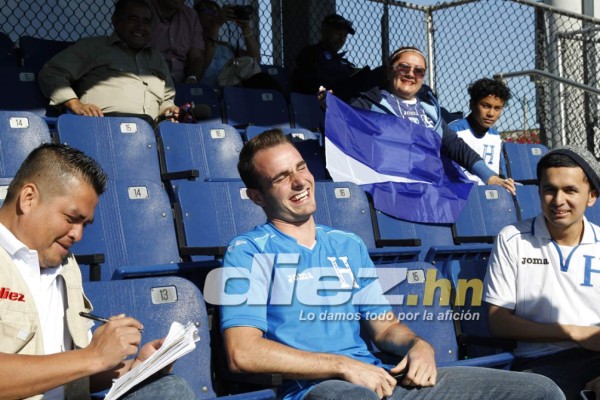 Las imágenes curiosas del entreno de Honduras en Fort Myers