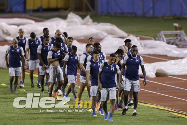 Risas y pelones: El último entrenamiento de Honduras antes de enfrentar a Trinidad y Tobago