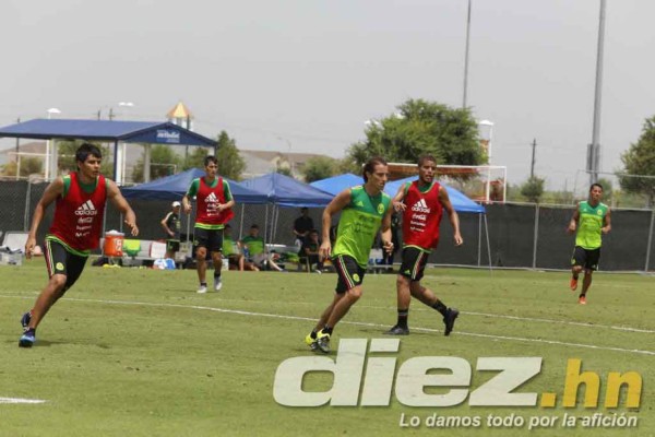 Entrenamiento de México en Houston