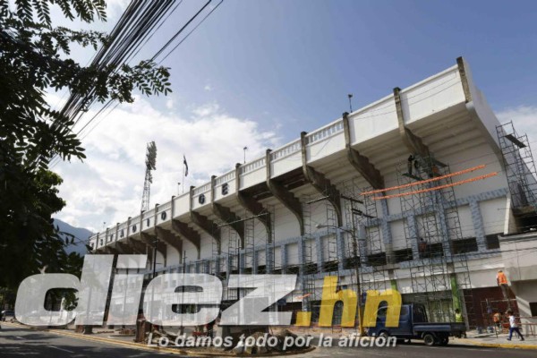 Una belleza: Así son las nuevas mejoras que realizan al estadio Morazán