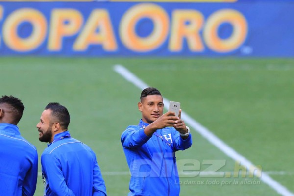 ¿Qué le dijo Pinto a Amado? Las imágenes de la visita de Honduras al Red Bull Arena