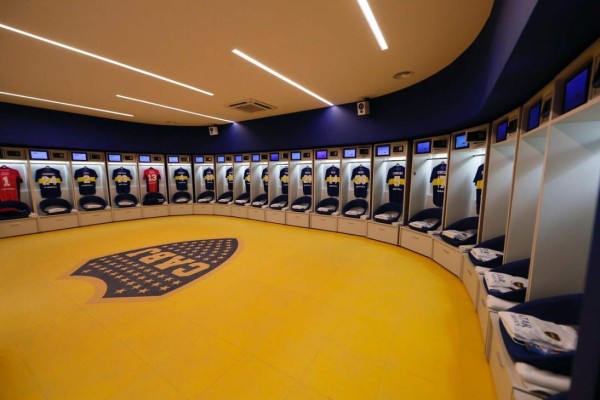 Uno de los mejores del mundo: Así son los nuevos vestuarios de Boca Juniors en La Bombonera