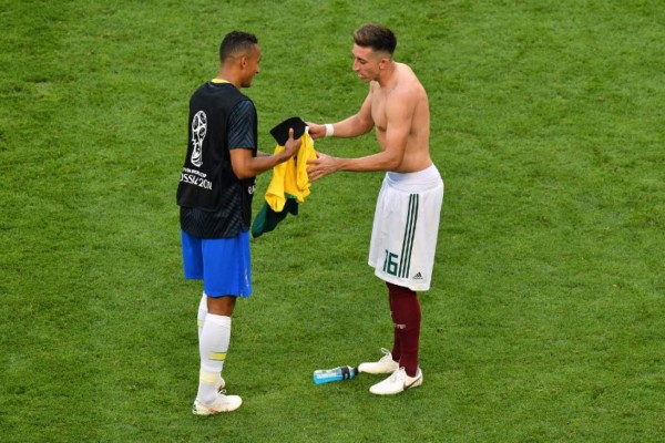 Las desgarradoras fotos de jugadores de México tras eliminación en Rusia 2018
