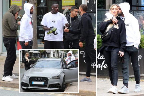 Crack del Manchester City, Riyad Mahrez, es captado besando a la exnovia del Kun Agüero