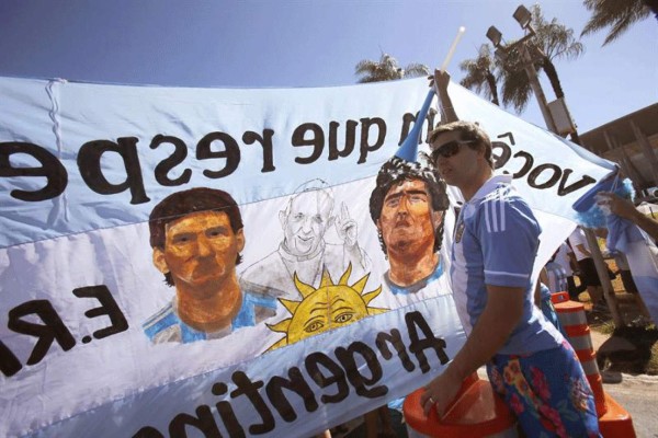Las mejores imágenes del juego Argentina vs Bélgica.