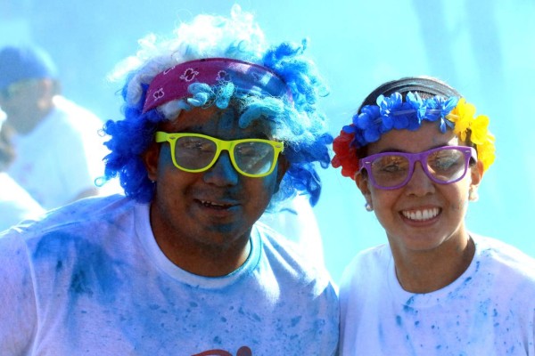 Las mejores imágenes del Color Run en Tegucigalpa