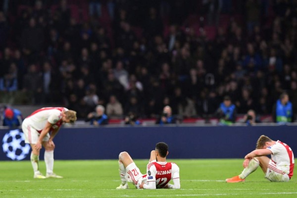 ¡Llanto y tristeza! Las imágenes del Ajax tras quedar fuera de la final de Champions