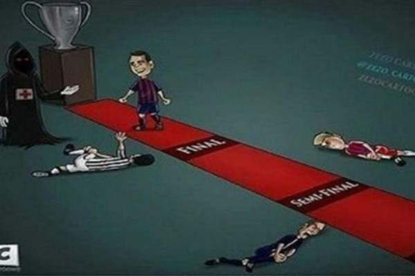 Los memes de la final de la Champions Barcelona-Juventus