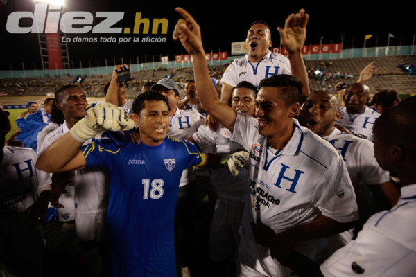 Celebración de los mundialistas