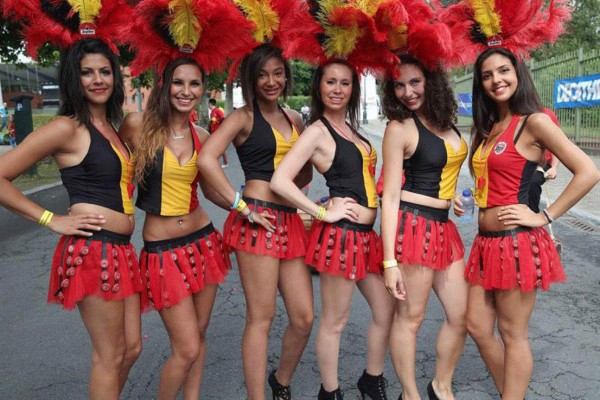 Las mejores imágenes del juego Argentina vs Bélgica.