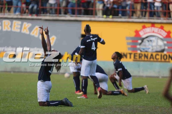 EN FOTOS: Festejo de salvación tras el triunfo de Honduras Progreso ante Juticalpa