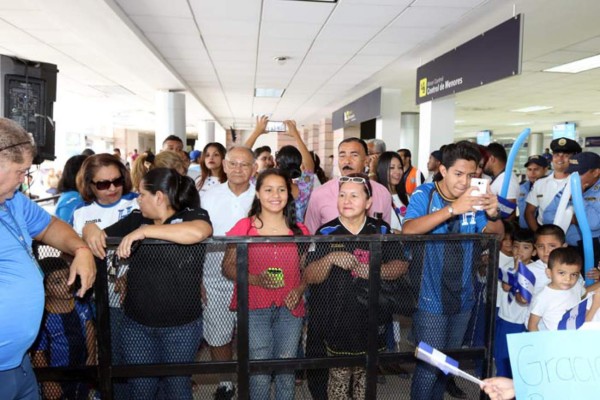 El recibimiento a la Selección de Honduras tras participar en Río 2016
