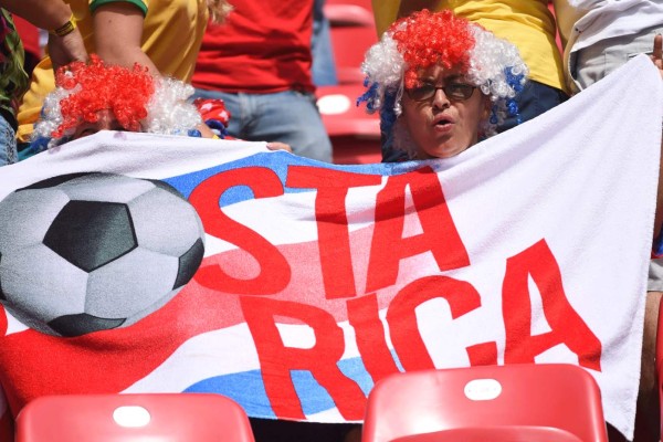 Las mejores imágenes del juego Costa Rica vs Italia.