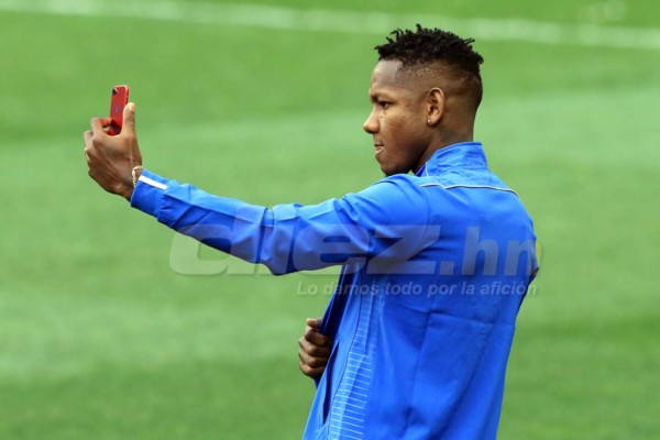 ¿Qué le dijo Pinto a Amado? Las imágenes de la visita de Honduras al Red Bull Arena