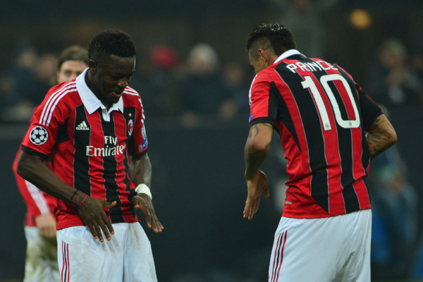 Milan venció 2-0 al Barcelona en un partido de la Champions League.