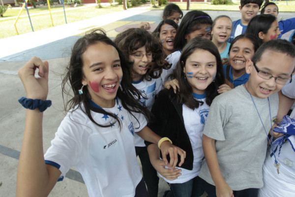 Ambiente antes del juego Honduras vrs Panamá