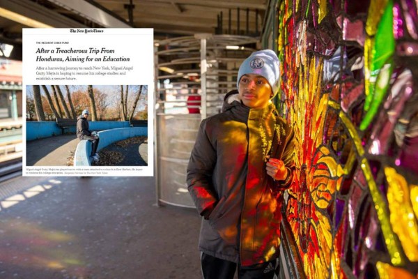 New York Times destaca historia de joven hondureño que sueña con ser periodista deportivo